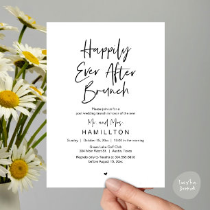Happily Ever After Brunch, Hochzeitsfeier für Elop Einladung