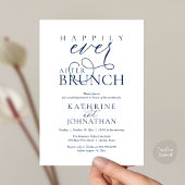 Happily Ever After Brunch Post Wedding Elopement Einladung