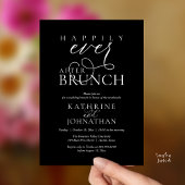 Happily Ever After Brunch Post Wedding Elopement Einladung