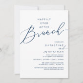 Happily Ever After Dinner Wedding Reception Dinner Einladung (Vorderseite)