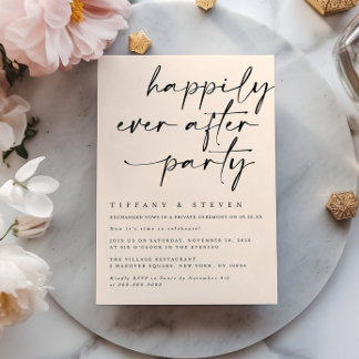 Happily Ever After Party Einladung Empfang Teil