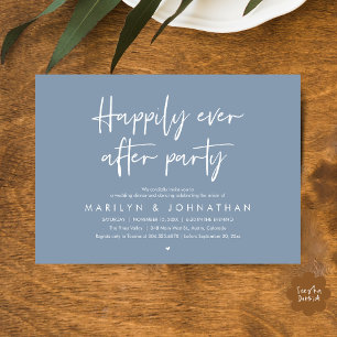 Happily Ever After Party, Hochzeitsdinner Tanz Einladung