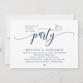 Happily Ever After Party, Rezeption Moderne Minima Einladung (Vorderseite)