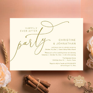 Happily Ever After Party, Romantisches Dinner mit  Einladung