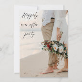 Happily Ever After Party Wedding Celebration Party Einladung (Vorderseite)