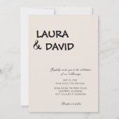 Happily Ever After Party Wedding Celebration Party Einladung (Rückseite)