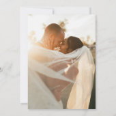 Happily Ever After Party Wedding Reception Einladung (Rückseite)