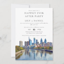 Happily Ever After Philadelphia Wedding Einladung