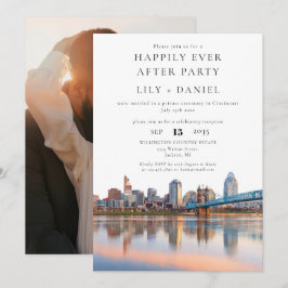 Happily Ever After Photo Cincinnati Wedding Einladung