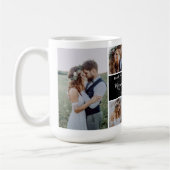 Happily Ever After Photo Collage Wedding Keepsake Kaffeetasse (Links)