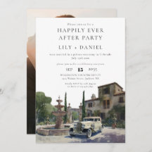 Happily Ever After Photo Old Money Estate Wedding