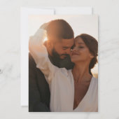 Happily Ever After Photo Rio de Janeiro Wedding Einladung (Rückseite)