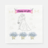 Happily ever after serviette (Vorderseite)