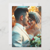 Happily Ever After Vineyard Wedding Einladung (Rückseite)