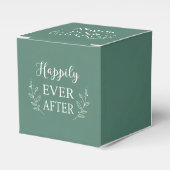 “Happily Ever After” Wedding Design – Elegant  Geschenkschachtel (Vorderseite)