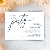 Happily Ever After Wedding Elopement Dinner Party Einladung