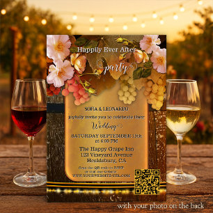Happily Ever After Weinberg-Hochzeit Einladung