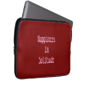 Happiness in Solitude Electronics Bag Laptopschutzhülle (Vorne Rechts)