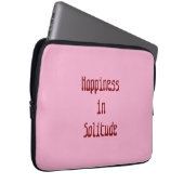 Happiness in Solitude Electronics Bag Laptopschutzhülle (Vorne Rechts)