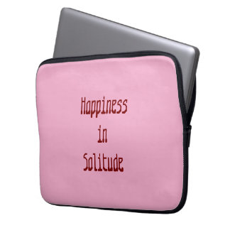 Happiness in Solitude Electronics Bag Laptopschutzhülle