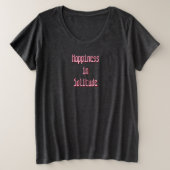 Happiness in Solitude T-Shirt (Design vorne)