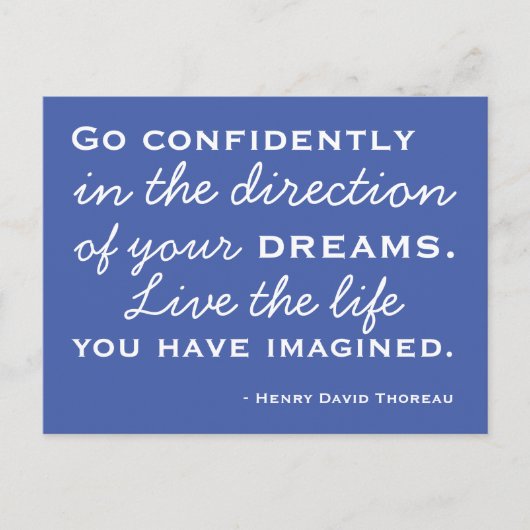 Happiness Inspiration - Motivational Postcard Postkarte (Vorderseite)