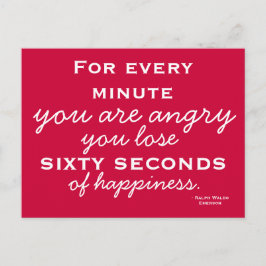 Happiness Inspiration - Motivational Postcard Postkarte