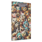 Happiness is a bunch of puppies klemmbrett (Rechts)