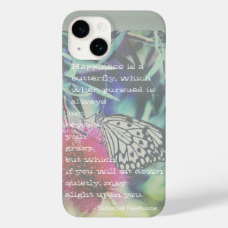 Happiness is a Butterfly - Inspiring Quote Case-Mate iPhone 14 Hülle