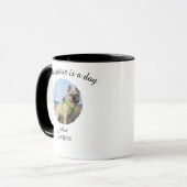 Happiness Is a Dog Personalised Mug Tasse (Vorderseite Links)