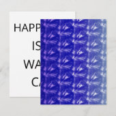 Happiness Is A Warm Cat Flat Card (Vorne/Hinten)