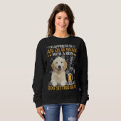 Happiness Is An Old Man With A Beer And A Golden R Sweatshirt (Vorne ganz)