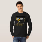 Happiness Is Being A Amma Women Honey Bee Flower G T-Shirt (Vorne ganz)