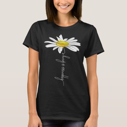Happiness Is Being A Mamaw Daisy Tshirt Mother's D (Vorderseite)