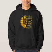 Happiness Is Being Lala Grandma To Be Sunflower Mo Hoodie (Vorderseite)