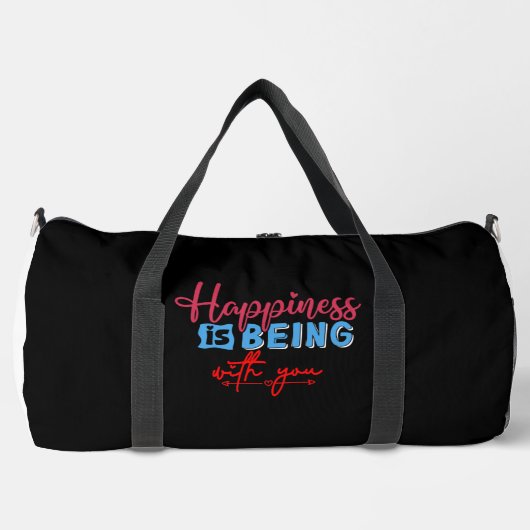 Happiness Is Being With You Duffle Bag (Vorderseite)