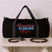 Happiness Is Being With You Duffle Bag