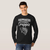 Happiness Is Catching A Crappie Fishing T-Shirt (Vorne ganz)