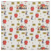Happiness Is! Classic Peanuts Gang Quote Stoff (Muster)