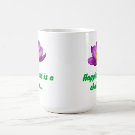 Happiness is  kaffeetasse (Mittel)