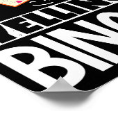 Happiness Is...Yelling Bingo! Funny Lucky Poster (Ecke)