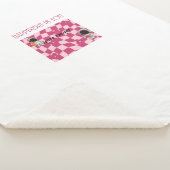 happiness is you blanket sherpadecke (3/4)