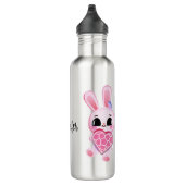 Happiness magic sweet bunny in the rainbow edelstahlflasche (Rechts)
