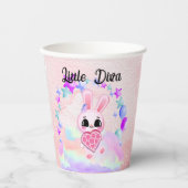 Happiness magic sweet bunny in the rainbow pappbecher (Vorderseite)