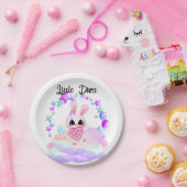 Happiness magic sweet bunny in the rainbow Pappteller (Party)