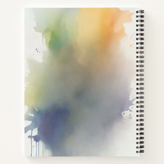 HAPPINESS SpiralNotebook Notizblock (Rückseite)