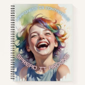 HAPPINESS SpiralNotebook Notizblock (Vorderseite)