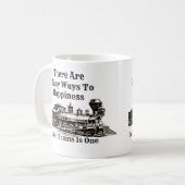 Happiness Steam Modellbahn Fan Kaffeetasse (Vorderseite Links)