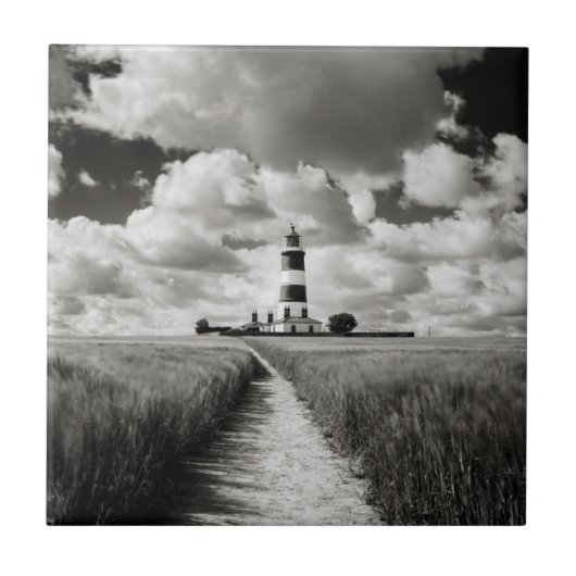 Happisburgh Leuchtturm Fliese (Vorderseite)