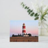 Happisburgh-Leuchtturm strahlend Postkarte (Stehend Vorderseite)